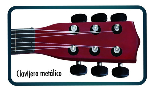 Guitarra Criolla Acústica Grande Juguete - Suena Y Se Afina
