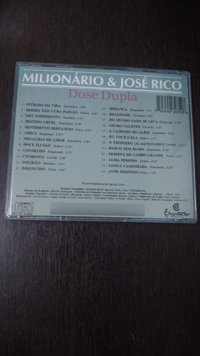 Cd Milionário & José Rico - Dose Dupla Estandar (Usado)