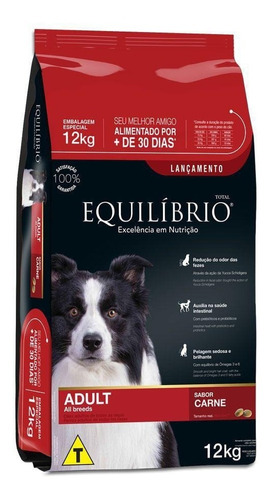 Equilibrio Adulto Raza Mediana Carne 12kg Con Regalo