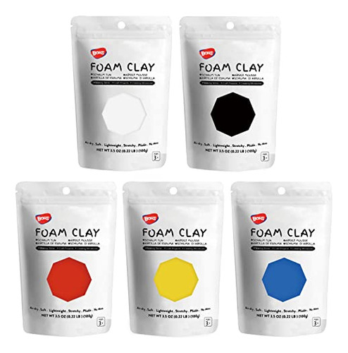 Bohs Primary Colors Ultra-light Slime And Foam Modeling Clay