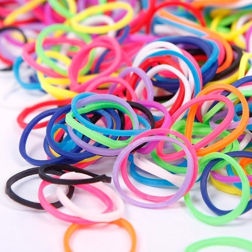 Pack 3000 Ligas Colores Pulseras Super Bands Bisuteria