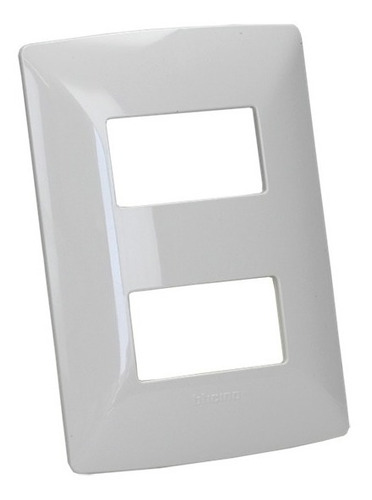 10 Pzs Placa Con Chasis 2 Mod. Bticino Qz4803m2bn Quinziño