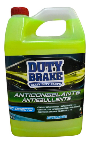 Anticongelante Concentrado Duty Brake 3.8 Litros