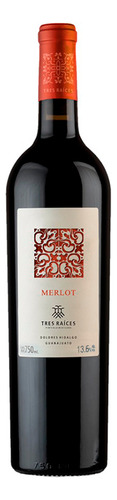 Vino Tinto Tres Raices Merlot 750 Ml