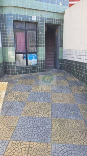 Imagem 1 de 9 de Casa Sobreposta 1 Dormitorio P/ Comercio Ou Residencia - R$ 1.400 Mil - À 50 Metros Da Afonso Pena - Santos - Ca0930
