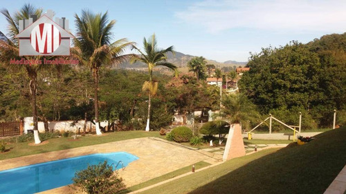 Imagem 16 de 17 de Linda Chácara Com Escritura, Em Loteamento Fechado De Chácaras, 04 Dormitórios, Pomar, Jardim, Piscina, À Venda, 1500 M² Por R$ 780.000 - Socorro/sp - Ch0825