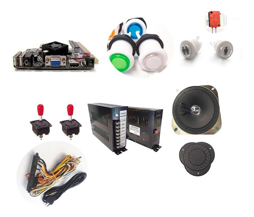 Kit Arcade Con Pandora Box 9, Sin Monedero.