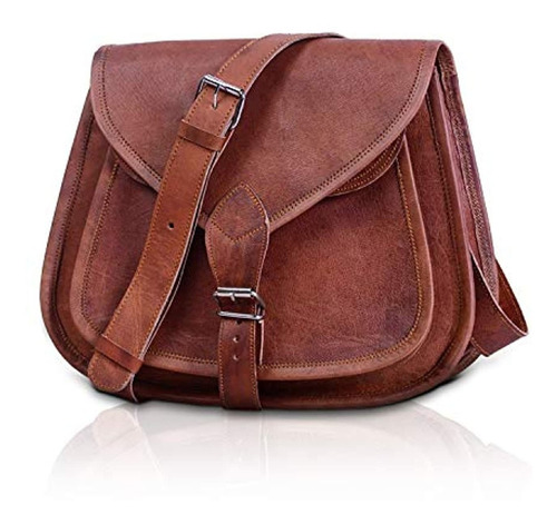 Bolso Bandolera De Cuero Para Mujer - Kpl