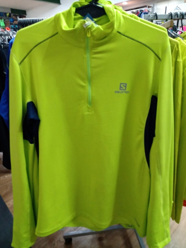 Remera Salomon Agile Warm Hz Mid Hombre -térmica- S+w