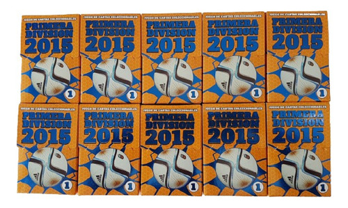 10 Cajas Con 32 Cartas/figus De Fútbol 1° División 2015 