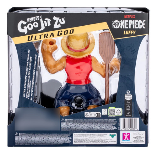 Ultra Goo Jit Zu One Piece Monkey D. Luffy Figura Estirable