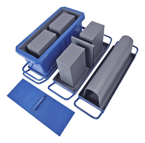 Kit Forma Bloco Canaleta Meio Bloco,(14x19x39 Cms) Sem Fundo