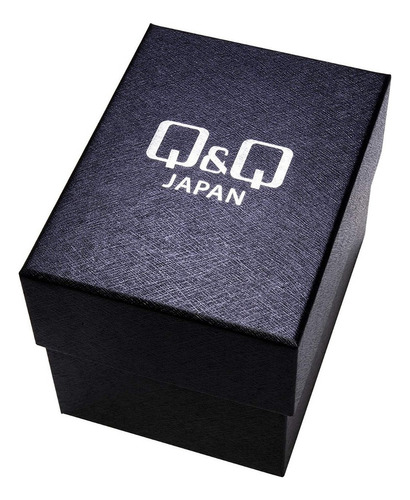 Reloj Q&q Caballero C212j302y Piel Negro Sumergible