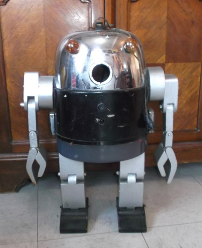 Vintage Bonito Y Raro Robot Lampara Hecho En Mexico!