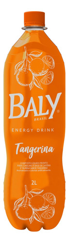 Energético Tangerina Baly Garrafa 2l
