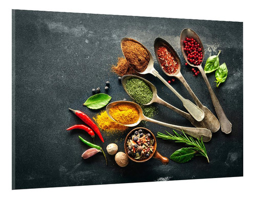 Póster De Lienzo De Comida De Cocina 2 Piezas