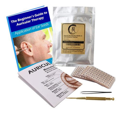 Multi-condicion Auriculoterapia Kit 600 esferas, Ebook Ubica