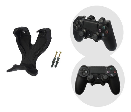 1 Suporte De Parede Para Controle Playstation Ps4 Ps3 Ps2