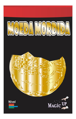 Mágica Moeda Mordida 0,25 Centavos Dourado Fast Magic N°51