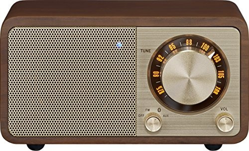 Sangean Wr 7wl Wood Cabinet Mini Bluetooth Speaker With