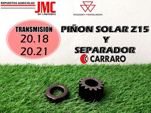 Piñon Solar Z15 Y Separador, Carraro 20.18-20.21