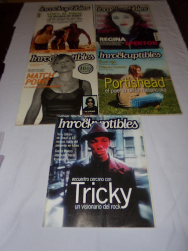 Lote De 5 Revistas Los Inrockuptibles (todas Diferentes) 