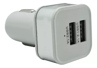 Cargador Celular P/ Auto 12v 2 Puertos Usb Carga Rapida X5u