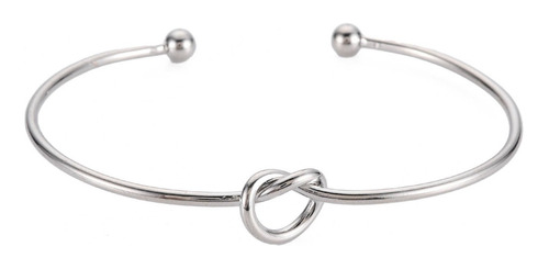 Pulsera Brazalete De Acero Inoxidable 316l Con Forma De Nudo