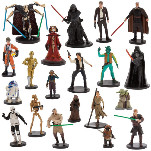 Set Figuras X 20 De Lujo Star Wars (9 Cm) A2743 Disney 