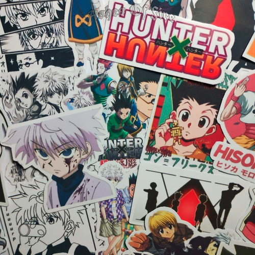 Stickers Autoadhesivos Hunter X Hunter Pack De 12 Unidades