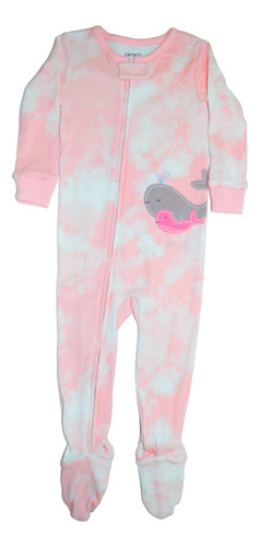 Pijama De 1 Pza Diseño De Ballena Para Niña Pequeña Carter's