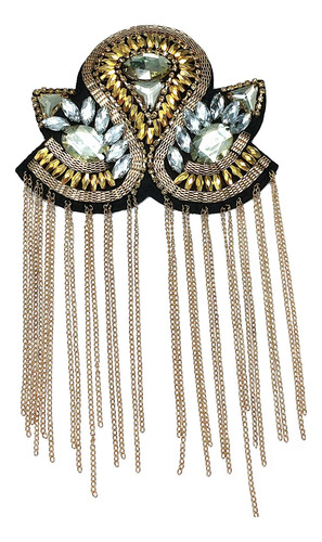 2 Charreteras De Diamantes Con Cuentas Hechas A Mano