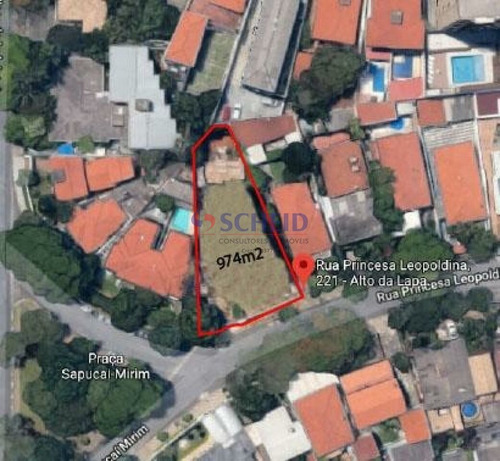 Imagem 4 de 5 de Oportunidade Sem Igual: Terreno Com 974m2 No Alto Da Lapa - Mr77943