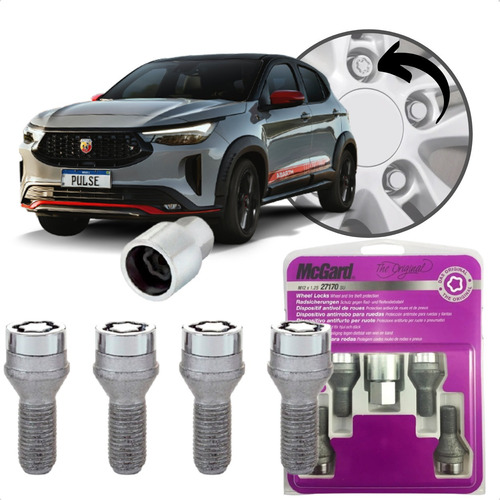 Trava Antifurto Porca Parafuso Mcgard Fiat Pulse Abarth 2023