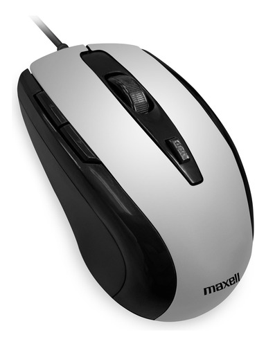 Mouse Óptico Maxell 5 Botones Mowr-105 Gris