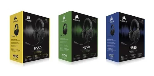 Auriculares Corsair Hs50 Stereo Pc Ps4 Xbox 3.5mm Headset