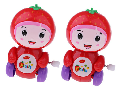 2 Pares Niños Viento Reloj Juguetes