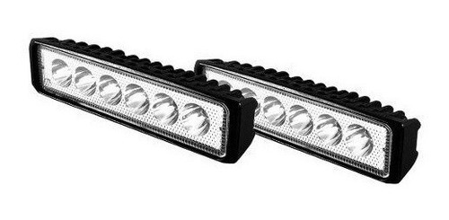 Barra Led Slim Ollo 18w 6000k Toyota Jeep Rustico Viper