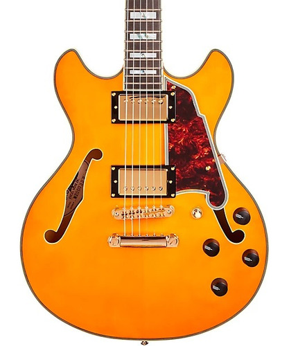 D'angelico Excel Series Mini Dc Semi-hollow Electric Guitar 