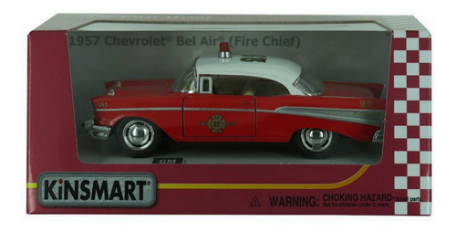 Chevrolet Bell Air Fire 13cm 1:32 Kinsmart Ploppy.3 362326