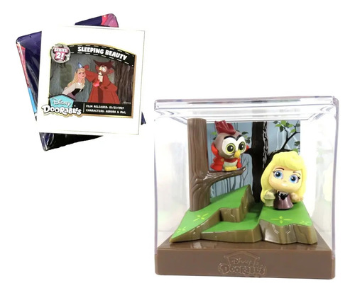 Figuras De Acción Doorables Disney Bella Durmiente 2pzs