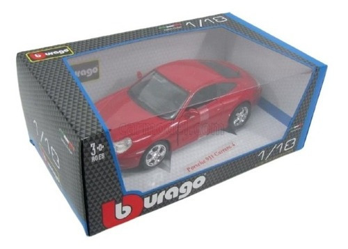 Auto A Escala 1:18 Porsche 911 Carrera S Uni Fortune Burago