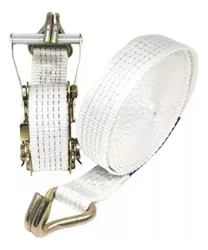 Comprar Kit Cinta E Catraca Amarração 5ton Gancho J Cor Branco no Mercado Livre