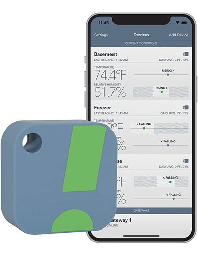 Sensorpush Ht1 Termómetro Inalámbrico / Higrómetro Para Iph