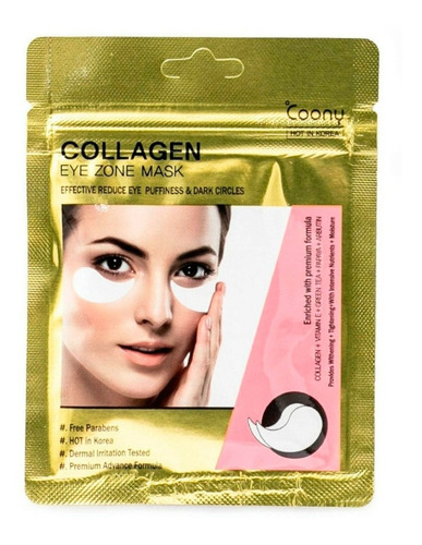 Parche Para Ojeras Collagen Eye Zone Mask Coony X30 Unidades