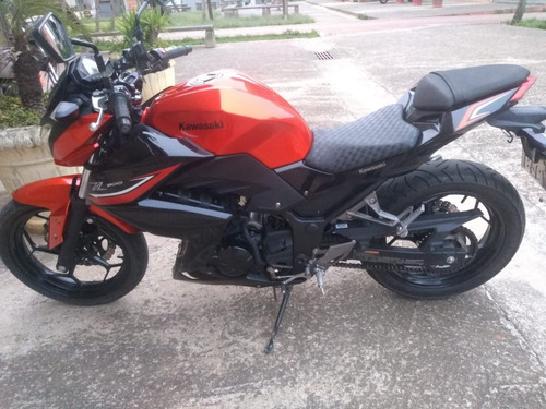 Imagem 10 de 15 de Kawasaki Z300 2018 Única Dona 13900km Toda Original C/manual