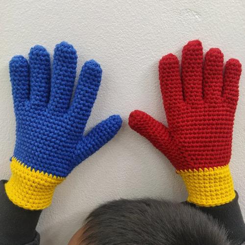 Imagem 5 de 5 de Luvas Poppy Playtime Mãos Jogo Infantil Inverno De Lã Huggy
