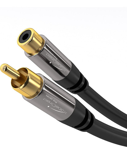 Cable De Extension Rca De Macho A Hembra - 6 Pies