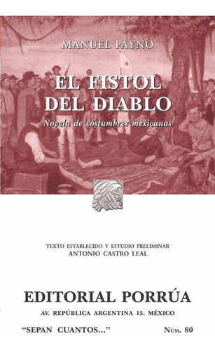 Libro El Fistol Del Diablo Novela De Costumbres Mexicanas
