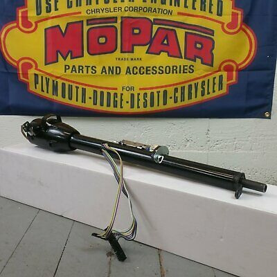 1936 Mopar Chrysler 33 Black Keyed Steering Column Afterma